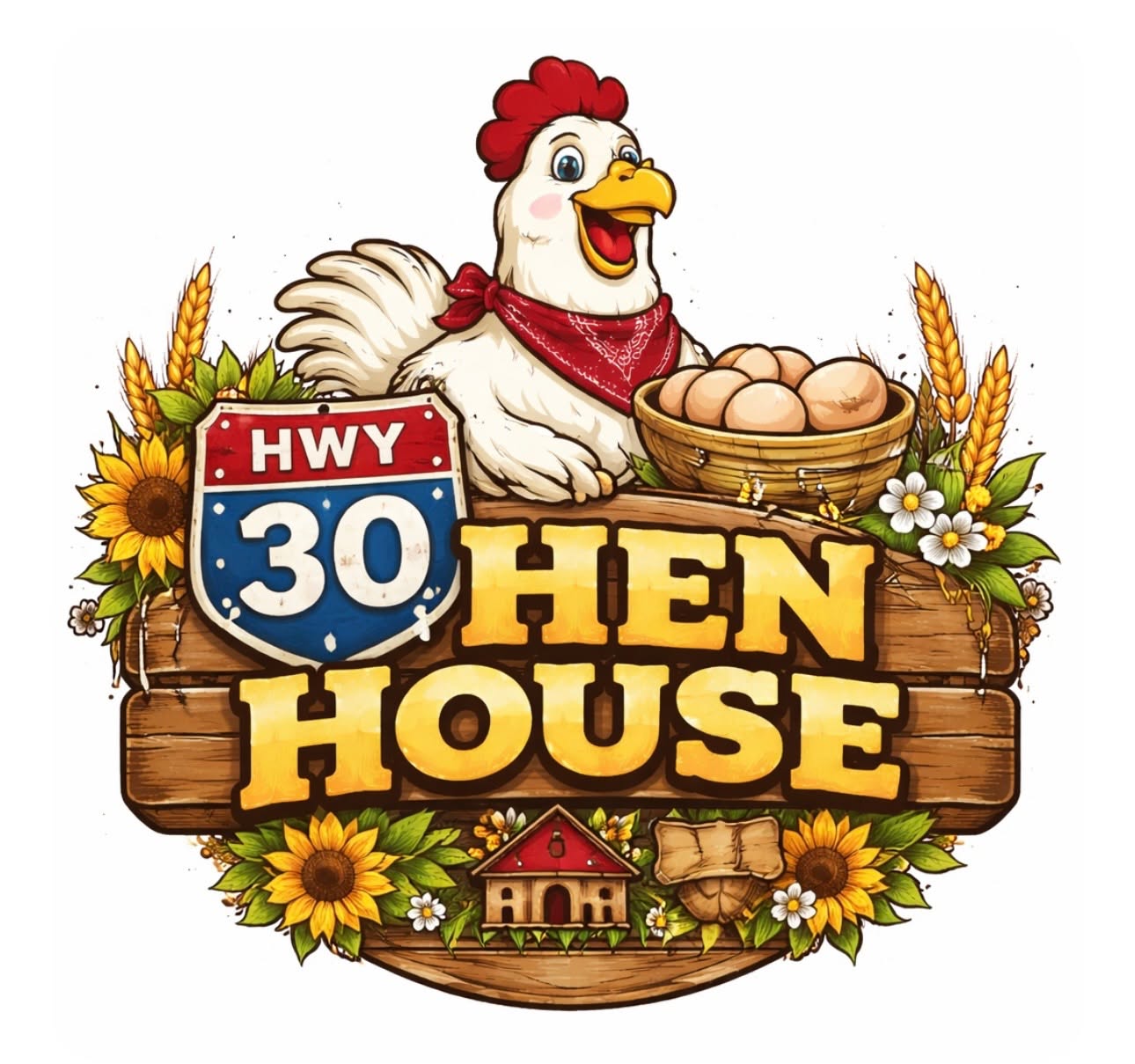 Hwy. 30 Hen House on Highway 30 in Woodbine, Iowa